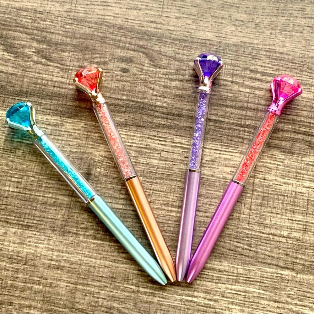 🍒🍒 2 Diamond Jewels Ballpoint Pens❗️Price Firm❗️
